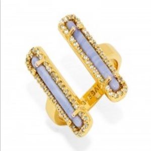 Lavender Parallel Bar Ring